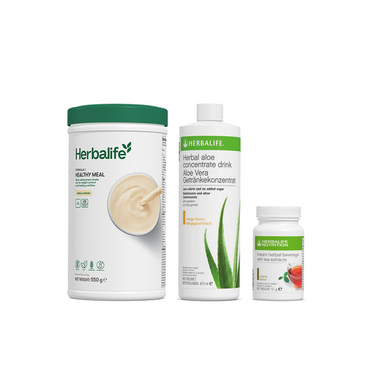 Herbalife Ideal Breakfast Kit - Formula 1, Aloe Concentrate and Instant Herbal Beverage