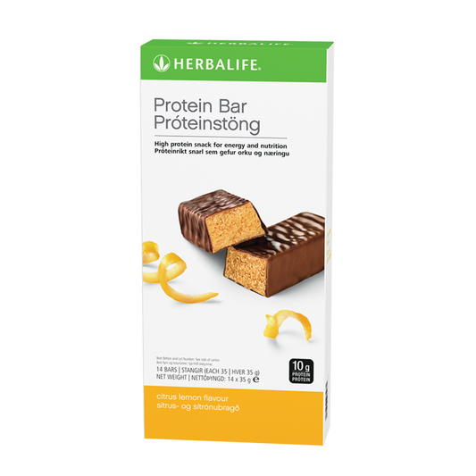 Herbalife Protein Bars Citrus Lemon 14 bars per box